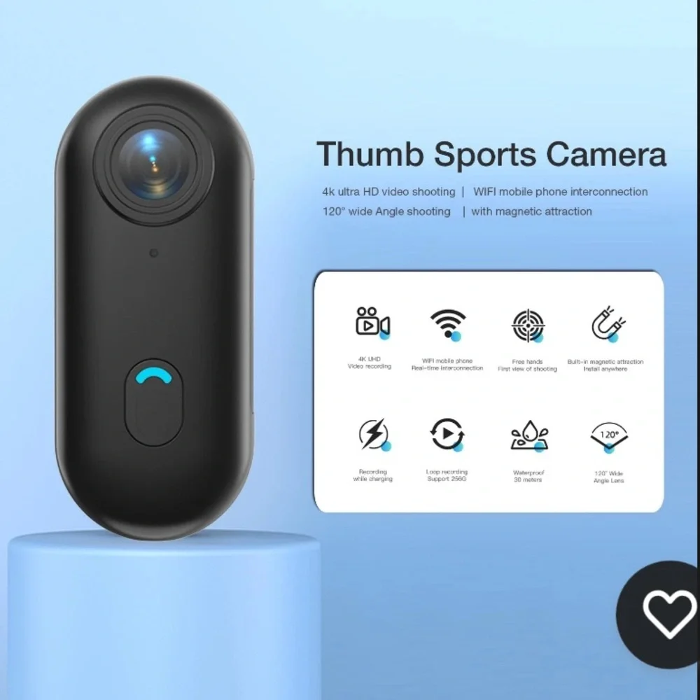 Black 360 Camera with Accessories